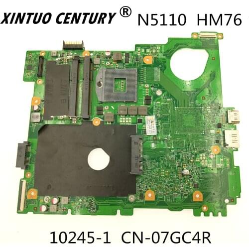 For Dell N5110 Laptop Motherboard PGA989 DDR3 HM67 10245-1 CN-07GC4R 07GC4R 7GC4R 100% test