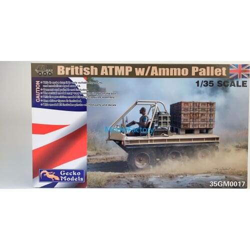 Gecko Models 35GM0017 1:35 Britannique Atmp W / Ammo