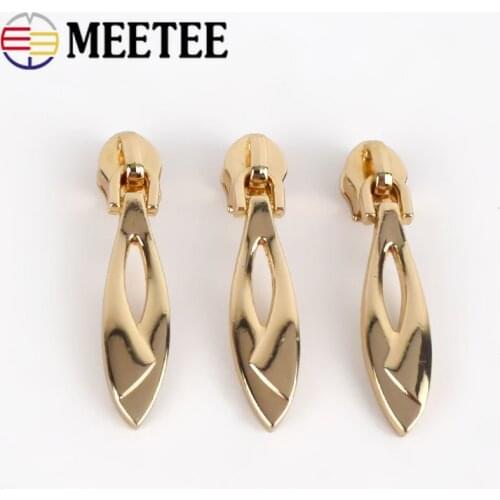 10/20pcs Non Lock Zips Head for 5# Nylon Zipper Bag Pocket Zippers Slider Handbag Zip Repair Replacement DIY Sewing Accessories