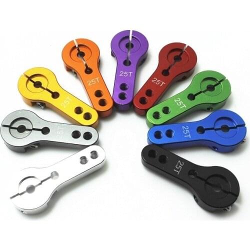 Wholesale 1pcs 25T M3 Metal RC Servo Arm Horn for Futaba Savox Xcore HL HSP HD Power MG995 MG996R E9001 Dropship