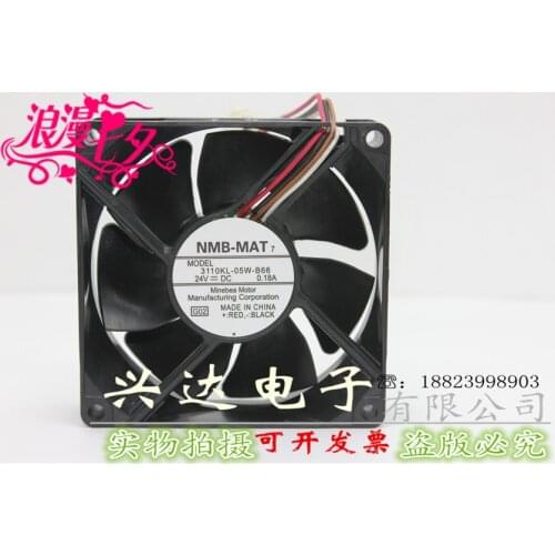 Original Inverter Fan 3110KL-05W-B66 24V 0.18A 8cm 8025 Cooling Fan