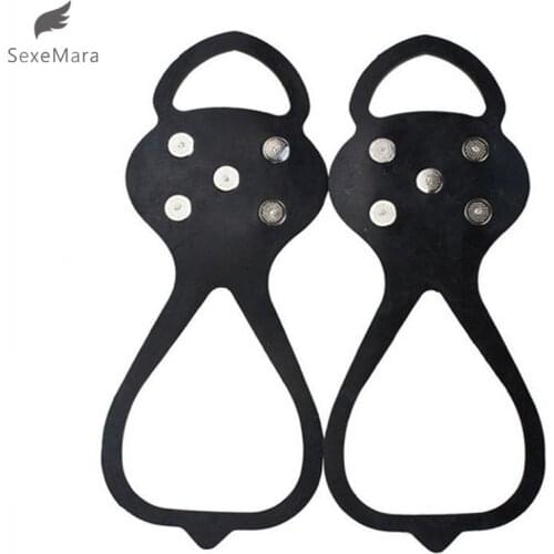 SexeMara POP Anti-slip Snow Ice Shoe Rubber Grip Spike Outdoor Climb Iron Crampons Cleat