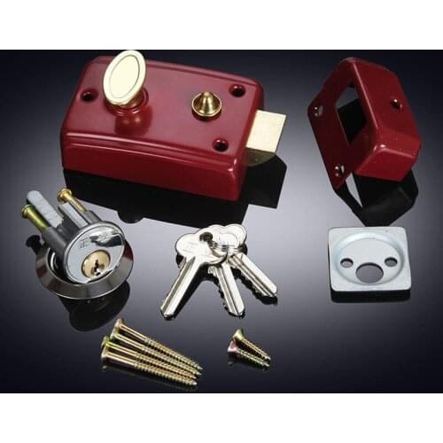 Anti-Theft Home Strong Universal Heavy-Duty Door Lock Lock Indoor Mortise Single Tongue Door Lock Security Single Open With Key