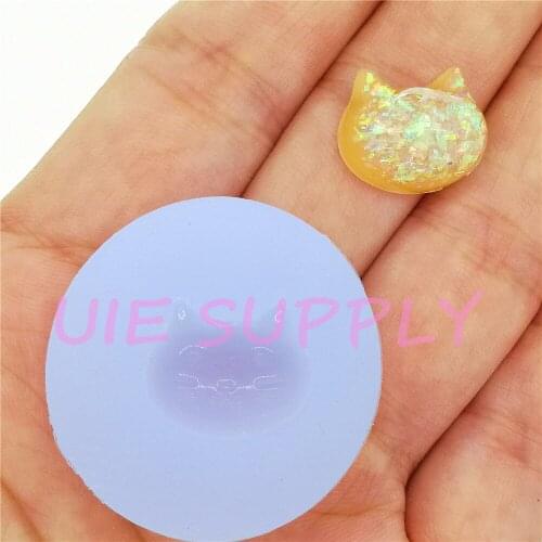 DYL972U 15.1mm x 12.2mm Silicone Mold Fondant Cake Decoration Candy Resin Clay Earrings Necklace Craft Soap Candle FOOD SAFE