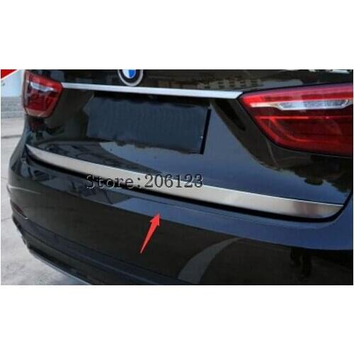 For BMW X6 X Series X6 F16 2014 2015 2016 2017 High Quality Carbon Fiber Material Rear Spoiler Tail Trunk Wing Boot Lip Molding