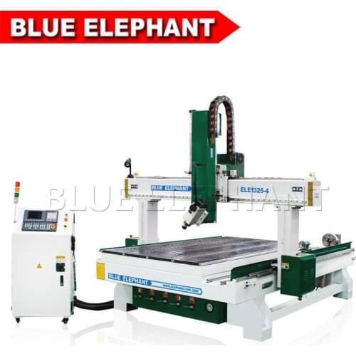 4 axis 1325 atc cnc router machine auto tool changer for MDF and plywood acrylic granite engraving