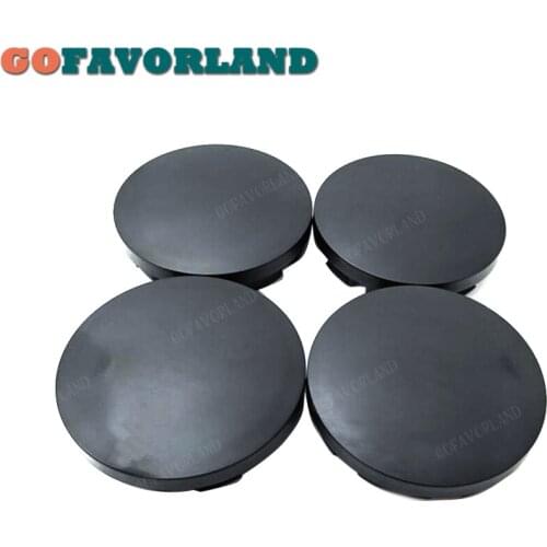 4Pcs 56mm Car Wheel Center Hub Caps Universal ABS Vehicle Tyre Tire Rim Black Cover Protector Decorations