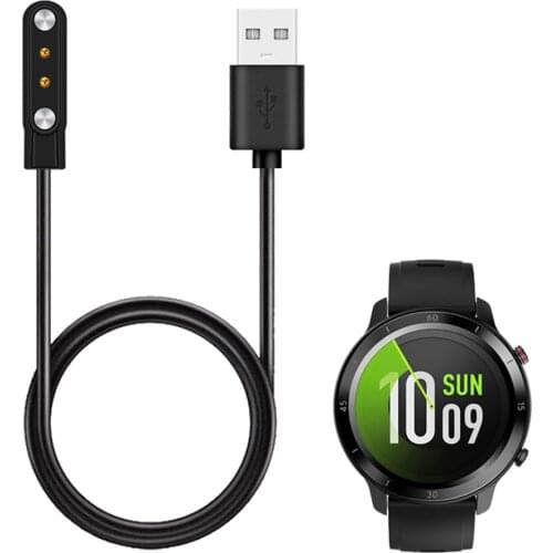 Smartwatch Dock Charger Adapter Magnetic USB Charging Cable Base Cord Wire For Ticwatch GTX Sport Smart Watch Accessories