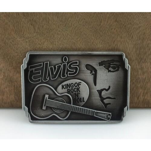 BuckleClub zinc alloy retro guitar music jeans gift belt buckle FP-02525-1 for men 4cm width loop drop shipping