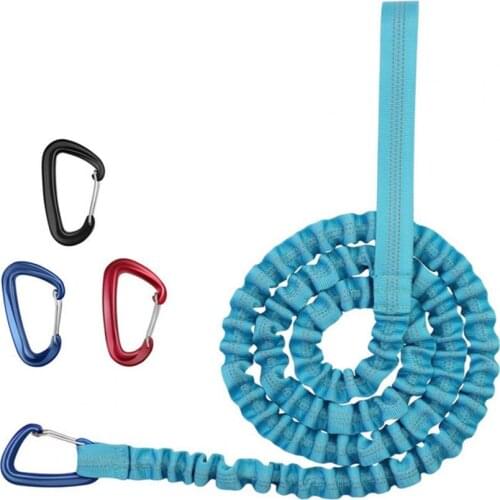 Bike Tow Rope Shock Absorb Carabiner Design Accessory Compatible with Any Bicycle Tow Rope for Outdoor