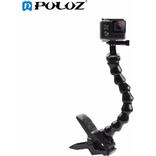 For GO PRO Accesories Jaws Flex Clamp Mount and Adjustable Neck for DJI Osmo Action/GoPro HERO7/6/5/5 4 Session/4/3+/3/2/Xiaoyi
