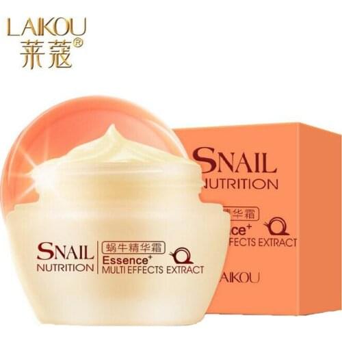 LAIKOU Face Care Cream Korean Snail White Cream Moisturizing Anti-Aging Acne Anti Wrinkle Day Cream