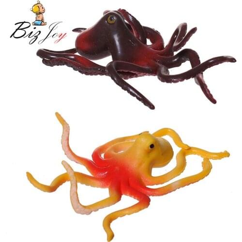 Action Figure random Simulation octopus 11cm gift Decorative collectible cartoon toys dolls kids Model Anime