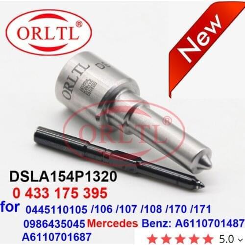 Fuel Injector Nozzle DSLA154P1320 0 433 175 395 for 0445110105 0 445 110 105 0445110106 Mercedes Benz A6110701487 A6110701687