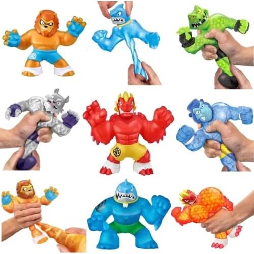 Hot! Goo Jit Games Super Heroes Stress Toys Squeeze Squishy Rising Anti Soft Dolls Figurines Collectible For Kids Gift Zu -WP001