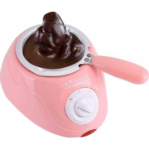 HOT-Chocolate Candy Melting Pot Electric Chocolate Fountain Fondue Chocolate Melt Pot Melter Machine Diy Kitchen Tool Gift Handm
