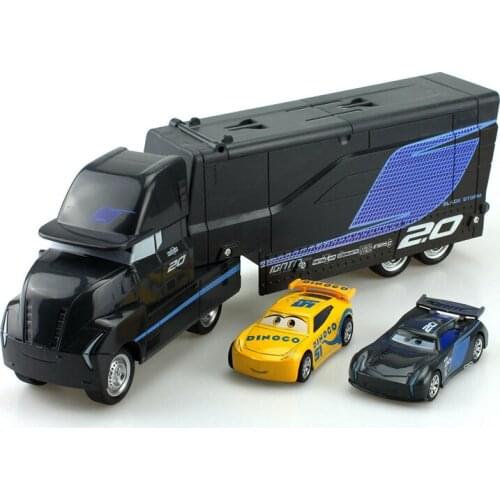 Disney Pixar Cars Jackson Storm Cruz Ramirez Mack Truck 1:55 Diecast Metal Alloy And Plastic Modle Car Toys For Kids Gift