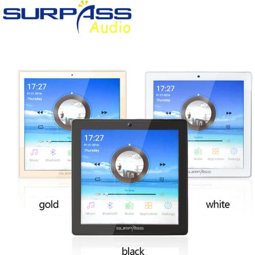 Mini 4inch Touch Screen Music System Smart Home Theater Cinema Audio Wall Panel WiFi Amplifier