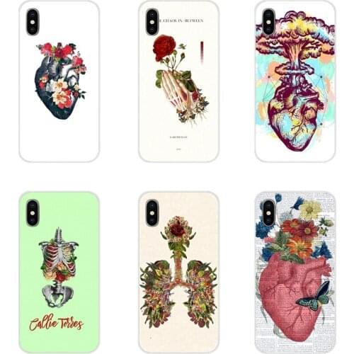 Medical Human Organs Brain Kidney Soft Transparent Shell Covers For Motorola Moto X4 E4 E5 G5 G5S G6 Z Z2 Z3 G G2 G3 C Play Plus