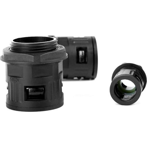 PA Nylon Plastic Hose Joint M20 M25 Straight Pin Gladhand Bellows Fast Barrel Connector Pipe Fitting 20pcs