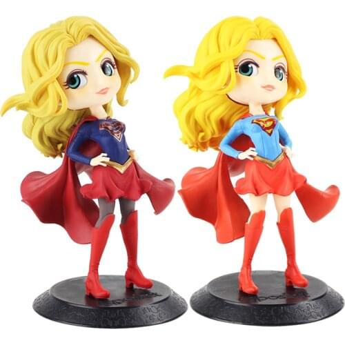 14cm Q Posket Super Girl Qposket Doll PVC Figure Collectible Model Toys For Girls Gifts Dolls