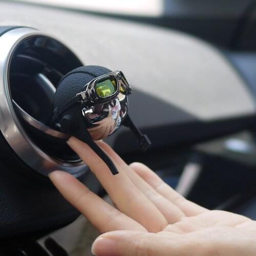 Luxury Car Fragrance Diffuser Creative Airborne Division Car Air Freshener Genuine Leather Strap Hanging Car Perfume