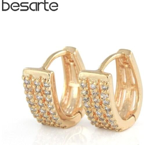 Gold Hoop Earrings for Women Boucle d'oreille Femmes Orecchini Donna Auskarai Brincos Oorbellen Earings Valentine Kupe E0925