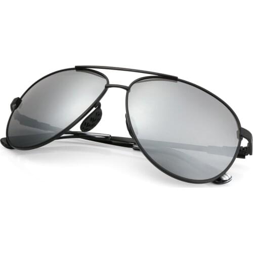 Alloy Sunglasses Unisex Polarized TAC Women UV400 Driving Cool Glasses Anti-blue Eyeshading Sunglass With Case 8105-2Y