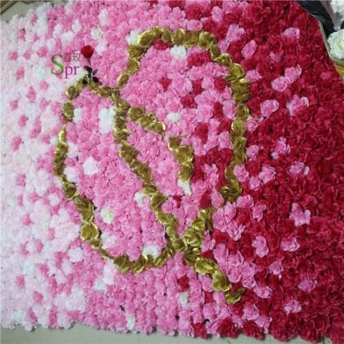 SPR Word-Q Dahlia 2*1.8m Free Shipping 10pcs/lot yiwu factory flower wall wedding backdrop artificial flower arrangements