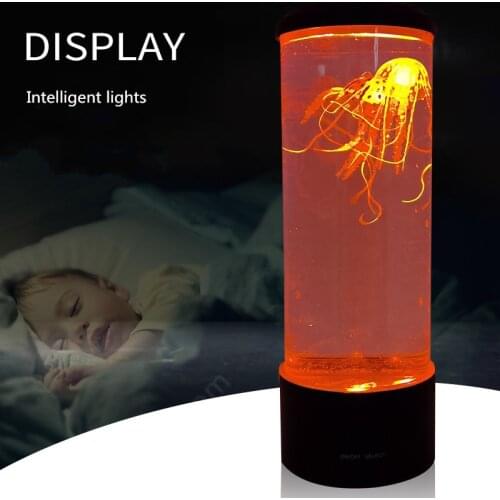 LED Fantasy Jellyfish Lamp USB Power/Battery Powered Color Changing Jellyfish Tank Aquarium Without remote control jellyfish Toy