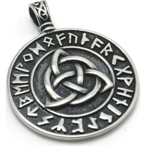 Unisex 316L Stainless Steel Northern Europe Viking Vintage Pendant
