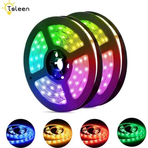 DC 12 V Volt Strip Led Light tape 3528 RGB Waterproof 5 M 12V DC 60LED/M RGB Led Strip Tape Lamp Diode Flexible TV Backlight