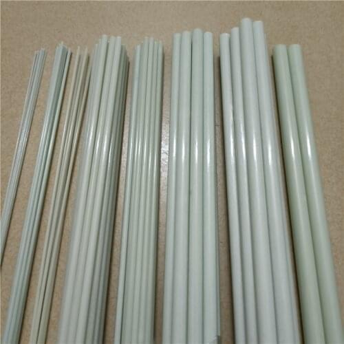 10PC Lenght 2000mm Customizable White Glass Fiber Rod Diameter 5mm Fiberglass Elastic Insulation Rods Model Material