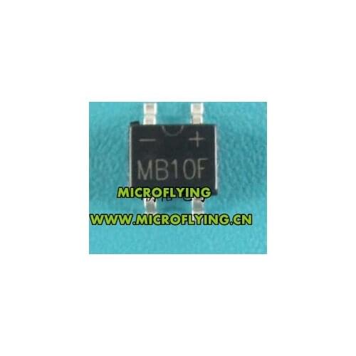 20 pcs MB10 MB10F SOP4 1A 1000 V ponte retificadora pilha ponte SMD ultra-fino de alta qualidade