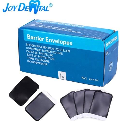 300pcs/Box Dental 30*40mm Barrier Envelopes SIZE #2 For Imaging Plate Digital Sensor Intra Oral X-Ray ScanX Phosphor Storage