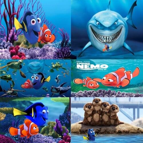 5D Diamond Painting Disney Cartoon Finding Nemo Clownfish Full Square/round Diamond Embroidery Mosaic Animal Rhinestone Picture
