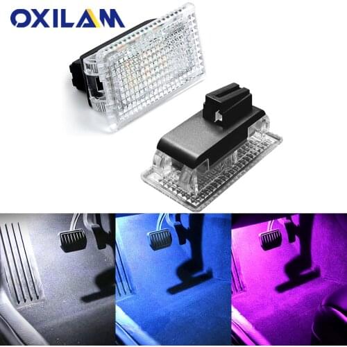 8x Ultra-Bright for Tesla Model 3 Model S Model X Accessories Upgrade Car LED Interior Light Door Trunk Footwell Glove Box Light