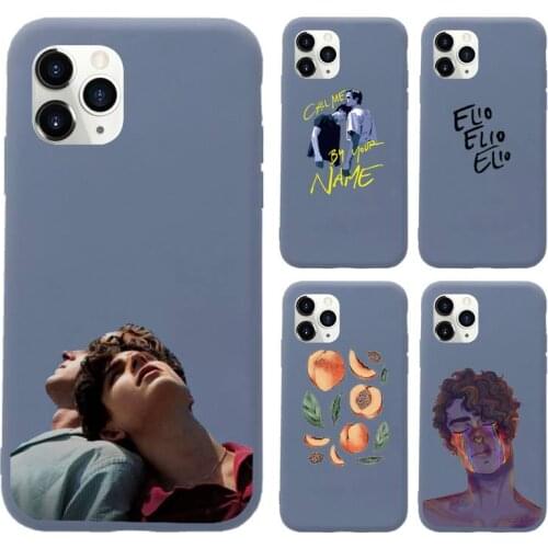 Call Me by Your Name Phone Case Blue Candy Color for iPhone 11 12 mini pro XS MAX 8 7 6 6S Plus X SE 2020 XR