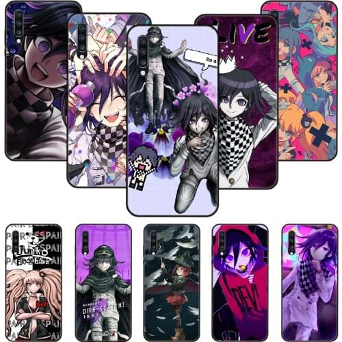 Phone Case For Samsung Galaxy A 50 51 71 70 7 5 10 20 30 40 41 21 S E Black Cover Hoesjes Soft Coque Danganronpa V3 kokichi
