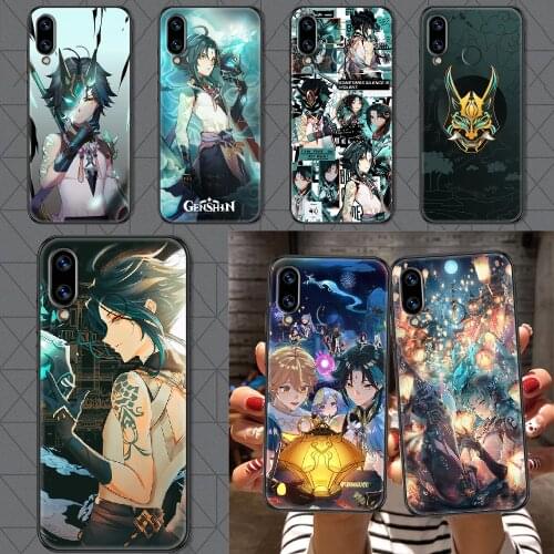 Genshin Impact xiao Phone case For Huawei Honor 6 7 8 9 10 10i 20 A C X Lite Pro Play black fashion funda art waterproof