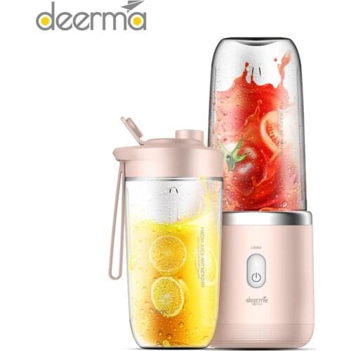 Deerma Juicer Portable Blender Mixer Juicer High Power Food Fruit Processor Ice Smoothies Kitchen Tool