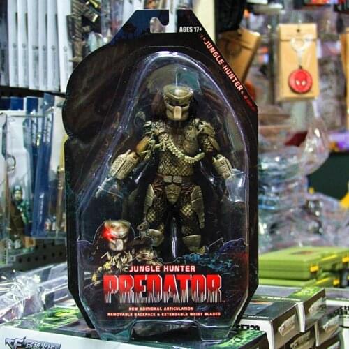 Predator Series 8 Jungle Hunter Classic Predator 25th Anniversary Action Figure Toy Model PVC 18 cm Free Shipping