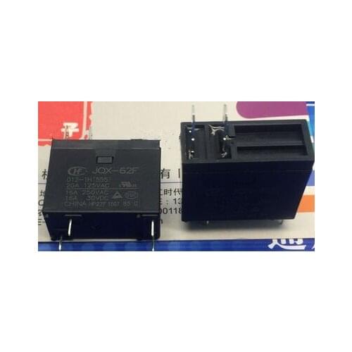 JQX-62F-012-1H 12VDC 16A 250VAC DIP HONGFA RELAY 1 From A,water-heater. New and original