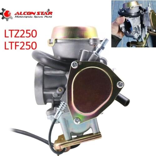 Alconstar- Motorcycle Carburetor Carb For Suzuki Ozark Quadrunner 250 LTF250 LTF250F 2002-2009 Carb with Fuel Filter ATV Racing