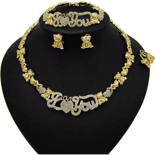 African Jewelry Set Tassel Fashion Indian Jewelry Sets Bridal Wedding Party Elegant Women Necklace Bracelet Earrings Ring