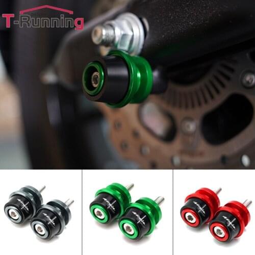 M8 NINJA650 Motorcycle Swingarm Spools Rear Stand Screws Sliders CNC Aluminum Accessories For Kawasaki Ninja 650 2017-2019 2020