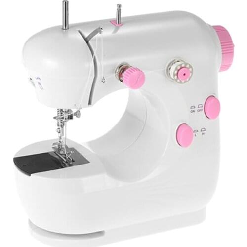 Mini Sew Machine Electric Multi-functional Household LED Light Double Speed Thread Foot Prosser Sewing Machine maquina de coser
