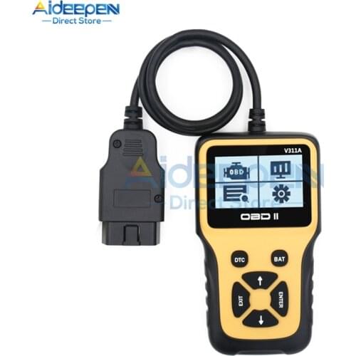 V311A Car Code Reader OBD2 Scanner Car Diagnostic Tools Read And Clear Fault Code Real-time Dynamic Data Status Flow Display