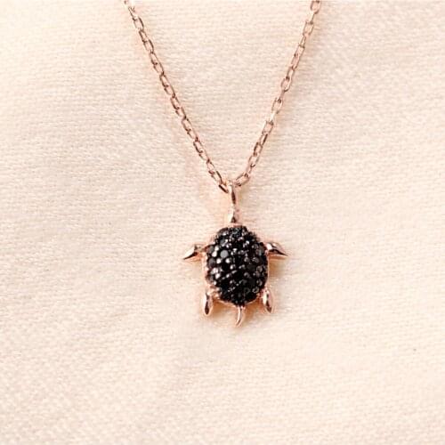 Turtle Silver Necklace