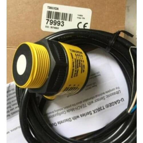 T30UXDA Ultrasonic Proximity Sensor,30 mm,Rectangular,Diffuse,1m,NPN/PNP-NO/NC,Cable 79993